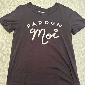 Anthropologie Sol Angeles “Pardon Moi” Tee